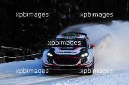 11.02.2017 -  Elfyn Evans (GBR)-Daniel Barritt (GBR) Ford Fiesta WRC, MÃ¢â‚¬ÂSport World Rally Team 09-12.02.2017 FIA World Rally Championship 2017, Rd 2, Sweden, Sweden, Karlstad