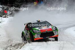 11.02.2017 - Simone Tempestini (ITA)-Giovanni Bernacchini (ITA), CitroÃƒÂ«n DS3 R5 09-12.02.2017 FIA World Rally Championship 2017, Rd 2, Sweden, Sweden, Karlstad