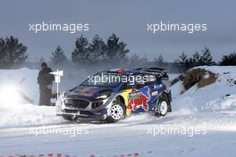 12.02.2017 - SÃ©bastien Ogier (FRA)-Julien Ingrassia (FRA) Ford Fiesta WRC, Mâ€Sport World Rally Team 09-12.02.2017 FIA World Rally Championship 2017, Rd 2, Sweden, Sweden, Karlstad