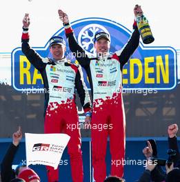 12.02.2017 - Jari-Matti Latvala (FIN)-Miikka Anttila (FIN) Toyota Yaris WRC, Toyota Gazoo Racing WRT race winner 09-12.02.2017 FIA World Rally Championship 2017, Rd 2, Sweden, Sweden, Karlstad
