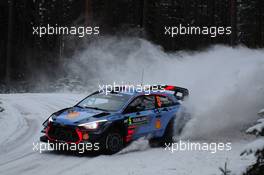 09.02.2017 - Shakedown, Thierry Neuville (BEL)-Nicolas Gilsoul (BEL) Hyundai i20 Coupe WRC, Hyundai Motorsport 09-12.02.2017 FIA World Rally Championship 2017, Rd 2, Sweden, Sweden, Karlstad