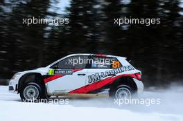 12.02.2017 - Jukka KETOMÃ„KI (FIN) - Jarkko ALANEN (FIN) Skoda Fabia R5 09-12.02.2017 FIA World Rally Championship 2017, Rd 2, Sweden, Sweden, Karlstad