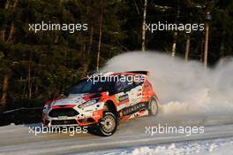 11.02.2017 - Alexey LUKYANUK (RUS) - Alexey ARNAUTOV (RUS) Ford Fiesta R5 09-12.02.2017 FIA World Rally Championship 2017, Rd 2, Sweden, Sweden, Karlstad