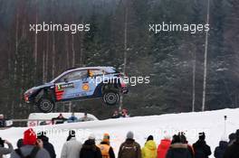 11.02.2017 - Thierry Neuville (BEL)-Nicolas Gilsoul (BEL) Hyundai i20 Coupe WRC, Hyundai Motorsport 09-12.02.2017 FIA World Rally Championship 2017, Rd 2, Sweden, Sweden, Karlstad