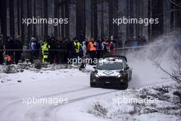 11.02.2017 - Lorenzo Bertelli (ITA)-Simone Scattolin (ITA) Ford Fiesta WRC, FWRT 09-12.02.2017 FIA World Rally Championship 2017, Rd 2, Sweden, Sweden, Karlstad