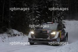 09.02.2017 - Shakedown, SÃ©bastien Ogier (FRA)-Julien Ingrassia (FRA) Ford Fiesta WRC, Mâ€Sport World Rally Team 09-12.02.2017 FIA World Rally Championship 2017, Rd 2, Sweden, Sweden, Karlstad