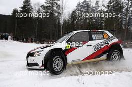 10.02.2017 - Jukka KETOMÃƒâ€žKI (FIN) - Jarkko ALANEN (FIN) Skoda Fabia R5 09-12.02.2017 FIA World Rally Championship 2017, Rd 2, Sweden, Sweden, Karlstad