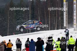 11.02.2017 - Teemu SUNINEN (FIN) - Mikko MARKKULA (FIN) Ford Fiesta R5, MÃ¢â‚¬ÂSport World Rally Team 09-12.02.2017 FIA World Rally Championship 2017, Rd 2, Sweden, Sweden, Karlstad