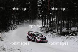 09.02.2017 - Shakedown, Elfyn Evans (GBR)-Daniel Barritt (GBR) Ford Fiesta WRC, Mâ€Sport World Rally Team 09-12.02.2017 FIA World Rally Championship 2017, Rd 2, Sweden, Sweden, Karlstad