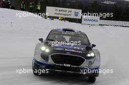 12.02.2017 - Ott Tanak (EAU)-Martin Jarveoja (EST),Ford Fiesta WRC, Mâ€Sport World Rally Team 09-12.02.2017 FIA World Rally Championship 2017, Rd 2, Sweden, Sweden, Karlstad