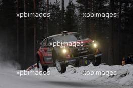 10.02.2017 - Craig Breen (IRL)-Scott Martin (GBR) Citroen C3 WRC, Citroen Total Abu Dhabi WRT 09-12.02.2017 FIA World Rally Championship 2017, Rd 2, Sweden, Sweden, Karlstad