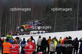 11.02.2017 - SÃƒÂ©bastien Ogier (FRA)-Julien Ingrassia (FRA) Ford Fiesta WRC, MÃ¢â‚¬ÂSport World Rally Team 09-12.02.2017 FIA World Rally Championship 2017, Rd 2, Sweden, Sweden, Karlstad