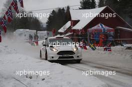 10.02.2017 - JarosÃ…â€šaw KOLTUN (POL) - Ireneusz PLESKOT (POL) Ford Fiesta R5, CÃ¢â‚¬ÂRally 09-12.02.2017 FIA World Rally Championship 2017, Rd 2, Sweden, Sweden, Karlstad