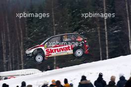 11.02.2017 - Henning Solberg (NOR)- Ilka Minor (AUT) Ford Fiesta RS WRC 09-12.02.2017 FIA World Rally Championship 2017, Rd 2, Sweden, Sweden, Karlstad
