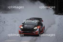 09.02.2017 - Shakedown, Mads Ostberg (NOR)-Ola Floene (NOR) Ford Fiesta WRC, Mâ€Sport World Rally Team 09-12.02.2017 FIA World Rally Championship 2017, Rd 2, Sweden, Sweden, Karlstad