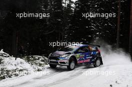 09.02.2017 - Shakedown, Teemu SUNINEN (FIN) - Mikko MARKKULA (FIN) Ford Fiesta R5, Mâ€Sport World Rally Team 09-12.02.2017 FIA World Rally Championship 2017, Rd 2, Sweden, Sweden, Karlstad