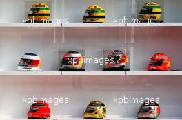 1000 F1 GP atmosphere - helmets of Ayrton Senna and Michael Schumacher. 12.04.2019. Formula 1 World Championship, Rd 3, Chinese Grand Prix, Shanghai, China, Practice Day.