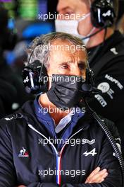 Alain Prost (FRA) Alpine F1 Team Non-Executive Director. 17.04.2021. Formula 1 World Championship, Rd 2, Emilia Romagna Grand Prix, Imola, Italy, Qualifying Day.