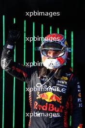 Race winner Max Verstappen (NLD) Red Bull Racing celebrates in parc ferme. 02.04.2023. Formula 1 World Championship, Rd 3, Australian Grand Prix, Albert Park, Melbourne, Australia, Race Day.