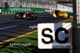 Max Verstappen (NLD) Red Bull Racing RB19 as the FIA Safety Car is called out. 02.04.2023. Formula 1 World Championship, Rd 3, Australian Grand Prix, Albert Park, Melbourne, Australia, Race Day.