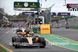 Oscar Piastri (AUS) McLaren MCL60 leaves the pits. 01.04.2023. Formula 1 World Championship, Rd 3, Australian Grand Prix, Albert Park, Melbourne, Australia, Qualifying Day.