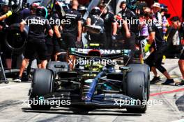 Lewis Hamilton (GBR) Mercedes AMG F1 W14 leaves the pits. 30.06.2023. Formula 1 World Championship, Rd 10, Austrian Grand Prix, Spielberg, Austria, Qualifying Day.