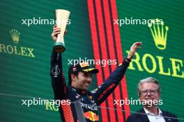 3rd place Sergio Perez (MEX) Red Bull Racing RB19. 02.07.2023. Formula 1 World Championship, Rd 10, Austrian Grand Prix, Spielberg, Austria, Race Day.