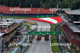 The grid before the start of the race. 02.07.2023. Formula 1 World Championship, Rd 10, Austrian Grand Prix, Spielberg, Austria, Race Day.
