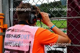 Circuit atmosphere - White line track limits spotter.  02.07.2023. Formula 1 World Championship, Rd 10, Austrian Grand Prix, Spielberg, Austria, Race Day.