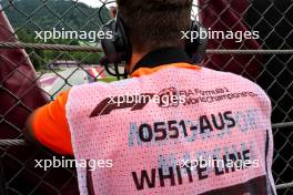 Circuit atmosphere - White line track limits spotter.  02.07.2023. Formula 1 World Championship, Rd 10, Austrian Grand Prix, Spielberg, Austria, Race Day.