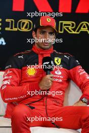 Carlos Sainz Jr (ESP) Ferrari in the post Sprint FIA Press Conference. 01.07.2023. Formula 1 World Championship, Rd 10, Austrian Grand Prix, Spielberg, Austria, Sprint Day.