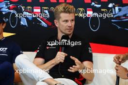 Nico Hulkenberg (GER) Haas F1 Team in the FIA Press Conference. 29.06.2023. Formula 1 World Championship, Rd 10, Austrian Grand Prix, Spielberg, Austria, Preparation Day.