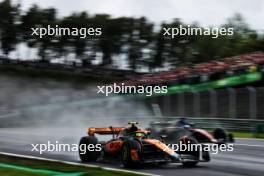 Lando Norris (GBR) McLaren MCL60. 28.07.2023. Formula 1 World Championship, Rd 13, Belgian Grand Prix, Spa Francorchamps, Belgium, Qualifying Day.