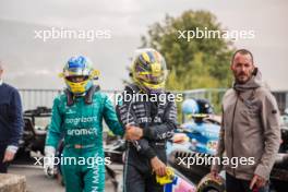 Lewis Hamilton (GBR) Mercedes AMG F1 in parc ferme. 30.07.2023. Formula 1 World Championship, Rd 13, Belgian Grand Prix, Spa Francorchamps, Belgium, Race Day.