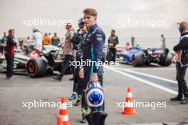 Logan Sargeant (USA) Williams Racing in parc ferme. 30.07.2023. Formula 1 World Championship, Rd 13, Belgian Grand Prix, Spa Francorchamps, Belgium, Race Day.