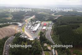 An aerial view of the circuit 30.07.2023. Formula 1 World Championship, Rd 13, Belgian Grand Prix, Spa Francorchamps, Belgium, Race Day.