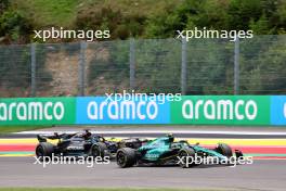 Fernando Alonso (ESP) Aston Martin F1 Team AMR23. 30.07.2023. Formula 1 World Championship, Rd 13, Belgian Grand Prix, Spa Francorchamps, Belgium, Race Day.