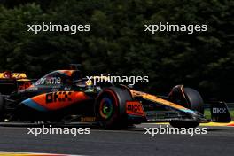 Oscar Piastri (AUS) McLaren MCL60. 29.07.2023. Formula 1 World Championship, Rd 13, Belgian Grand Prix, Spa Francorchamps, Belgium, Sprint Day.