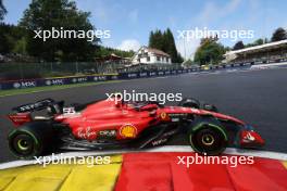 Carlos Sainz Jr (ESP) Ferrari SF-23. 29.07.2023. Formula 1 World Championship, Rd 13, Belgian Grand Prix, Spa Francorchamps, Belgium, Sprint Day.