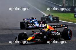 Sergio Perez (MEX) Red Bull Racing RB19.  29.07.2023. Formula 1 World Championship, Rd 13, Belgian Grand Prix, Spa Francorchamps, Belgium, Sprint Day.