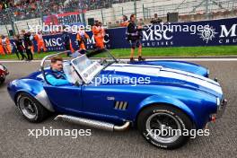 Logan Sargeant (USA) Williams Racing on the drivers' parade. 30.07.2023. Formula 1 World Championship, Rd 13, Belgian Grand Prix, Spa Francorchamps, Belgium, Race Day.