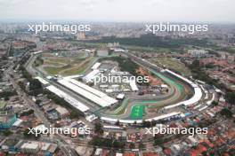 An aerial view of the circuit. 03.11.2023. Formula 1 World Championship, Rd 21, Brazilian Grand Prix, Sao Paulo, Brazil, Qualifying Day.