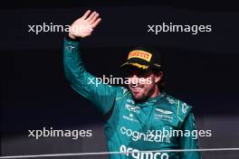3rd place Fernando Alonso (ESP) Aston Martin F1 Team. 05.11.2023. Formula 1 World Championship, Rd 21, Brazilian Grand Prix, Sao Paulo, Brazil, Race Day.