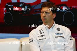 James Vowles (GBR) Williams Racing Team Principal in the FIA Press Conference. 16.06.2023. Formula 1 World Championship, Rd 9, Canadian Grand Prix, Montreal, Canada, Practice Day.