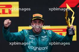2nd place Fernando Alonso (ESP) Aston Martin F1 Team AMR23. 18.06.2023. Formula 1 World Championship, Rd 9, Canadian Grand Prix, Montreal, Canada, Race Day.
