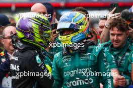 Lewis Hamilton (GBR), Mercedes AMG F1  and Fernando Alonso (ESP), Aston Martin Racing  18.06.2023. Formula 1 World Championship, Rd 9, Canadian Grand Prix, Montreal, Canada, Race Day.
