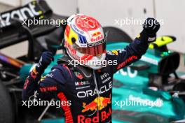 Race winner Max Verstappen (NLD) Red Bull Racing RB19 celebrates in parc ferme. 18.06.2023. Formula 1 World Championship, Rd 9, Canadian Grand Prix, Montreal, Canada, Race Day.