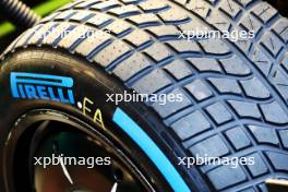 Wet Pirelli tyre. 17.06.2023. Formula 1 World Championship, Rd 9, Canadian Grand Prix, Montreal, Canada, Qualifying Day.