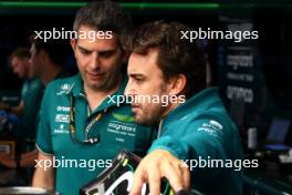 Fernando Alonso (ESP) Aston Martin F1 Team. 01.06.2023. Formula 1 World Championship, Rd 8, Spanish Grand Prix, Barcelona, Spain, Preparation Day.