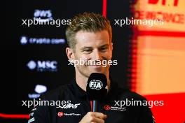 Nico Hulkenberg (GER) Haas F1 Team in the FIA Press Conference. 01.06.2023. Formula 1 World Championship, Rd 8, Spanish Grand Prix, Barcelona, Spain, Preparation Day.